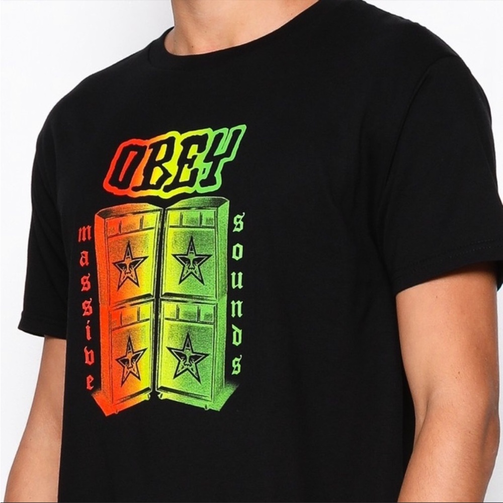 Obey “Massive Sounds” T Shirt